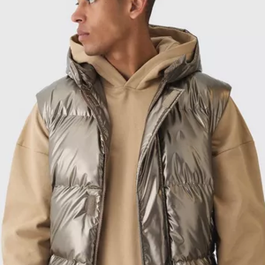 Veste matelassée unisexe surdimensionnée en nylon, design camouflage personnalisé, haute qualité, formelle, printemps, pour l'extérieur - Product Image 2