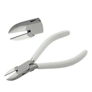 Pince coupante latérale à mâchoires lisses en acier inoxydable de 160 mm, à ressort, pour PVC, robuste, pour couper les fils, fabrication de bijoux, bricolage, OEM, pêche - Product Image 1