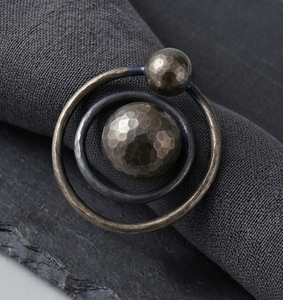 Porte-mouchoirs en aluminium écologique de style américain pour l'intérieur et l'extérieur, anneau de serviette, accessoires de table, décoration de table, anneau élégant classique - Product Image 3