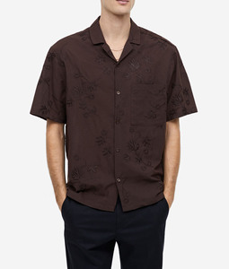 Camisa de Negocios de Manga Corta de Algodón de Nueva Tendencia, Cómoda, con Cuello Polo, Diseño con Bolsillo Frontal y Botones para Hombre - Product Image 1