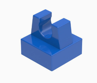 Blocs de construction en plastique ABS, petites briques fines, compatibles 2555, 15712, ensemble de blocs de panneaux lumineux à clip 1x1, vente en gros