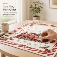 Tapis de mahjong antidérapant, tapis de table en caoutchouc imprimé sur mesure, tapis de jeu à transfert thermique pour mahjong et jeux de cartes 600 800 820 840 mm