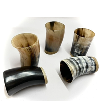 Mug à boire en corne de viking authentique Divit |   Verre à bière médiéval authentique en forme de corne |   Gobelet en forme de corne d'une capacité de 24 oz