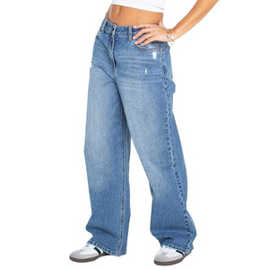 Best Quality Women's Mid <b>Waist</b> Pencil Pants Button Zipper Eco-Friendly Breathable <b>Jeans</b> Trouser for Winter - Product Image 5