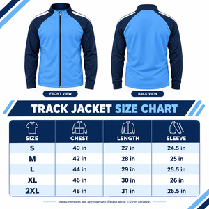 Chaqueta de Fútbol Sublimada Personalizada con Cierre Completo, Chaqueta de Entrenamiento para Equipo, Ropa Deportiva de Marca Privada OEM - Product Image 5