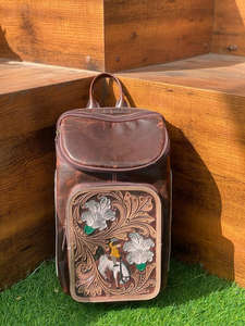 New Western Stylish Genuine Leather Women Chest Bag <b>Hair</b> on Tooled Leather Vintage Crossbody Bag Outdoor Luxury Travel Chest Bag - Product Image 4