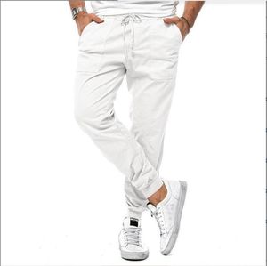 Comfortable Sweatpants Spring Loose Straight Leg <b>Trousers</b> for Men Men's <b>Drawstring</b> High Waisted Solid Color Casual Sports - Product Image 3
