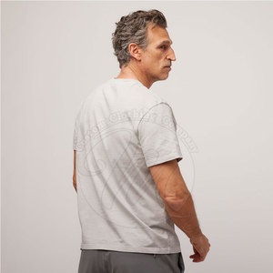 Camiseta Cool Wear con Efecto Desgastado por el Sol, Camiseta de Verano de Algodón con Efecto Desgastado por el Sol, Camiseta Ligera con Efecto Desgastado por el Sol - Product Image 3