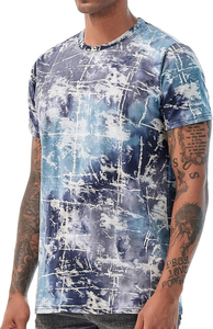 Camiseta Casual de Algodón Tejido para Hombre con Estampado Abstracto Estilo Impresión Digital - Product Image 6