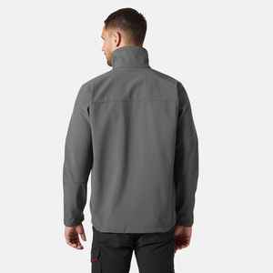 Veste en polaire grise pour homme, col montant, fermeture éclair, couleur unie, style décontracté, vêtement d'automne, matière polyester, coupe classique - Product Image 5