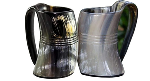 Taza para Beber de Imitación de Cuerno de Búfalo Antiguo, Excelente Calidad, Artesanía Ecológica Hecha a Mano, Forma Natural, Recuerdo - Product Image 3
