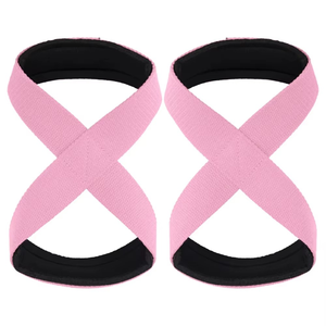 Meilleures sangles de musculation en nylon pour femmes Geo Brother Co, forme 8, haute élasticité, légères, fermeture à pression, personnalisables - Product Image 1