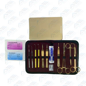 Kit de pratique de suture en gros avec tampon de suture Conception OEM de haute qualité avec logo personnalisé et pinces pour la formation médicale - Product Image 1