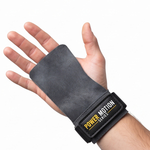 Poignées en cuir pour haltérophilie, entraînement professionnel, protection des paumes pour tractions et musculation - Product Image 3