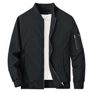 Blouson Bomber au Design Moderne avec Fermeture Éclair Intégrale, Doublure Thermique, Veste la Plus Vendue, Protection Contre les Intempéries, Respirante, Fournisseur en Gros - Product Image 4