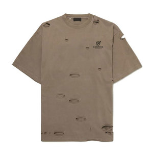 T-shirt Homme Col Rond Manches Courtes 100% Coton Respirant Écologique Doux Personnalisable Coupe Oversize – Fabrication Usine - Product Image 1