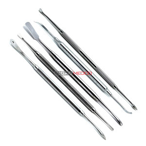 Instruments chirurgicaux buccaux pour implants, en acier inoxydable, 5 pièces : Extracteur dentaire, Periotome Pritchard, Élévateur dentaire - Product Image 1