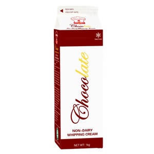 Crème Non Laitière en Gros, Vente Directe Usine, Service OEM/ODM, Crème Fouettée au Chocolat Mélangée Laitière HALAL 1KG pour Desserts - Product Image 1
