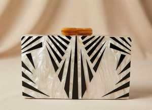 Bolso de Mano de Resina de Diseño Exclusivo, Elegante y Hecho a Mano, para Mujer, Ideal para Bodas, Cócteles, Celebraciones y Eventos de Lujo - Product Image 2
