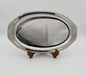 Plateau à café en aluminium au design élégant, plateau de service pour thé et nourriture, pour la maison, les hôtels et les restaurants, grossiste et fournisseur - Product Image 4