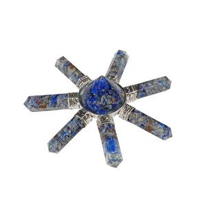 Aventurine pêche sept pierres Chakra Style Feng Shui générateur d'énergie sculpté Agate décor à la maison amour Style guérison mascotte voiture - Product Image 2