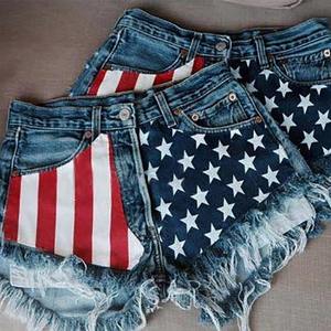 Novedad 2026: Shorts vaqueros vintage de cintura alta para mujer, ajustados, cómodos, hechos a medida en Pakistán. - Product Image 2