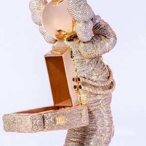 Joyería Hip Hop Personalizada, Colgante de Moissanita VVS Color D con Incrustaciones de Diamantes, Plata de Ley 925, Colgante con Letra, Logotipo o Nombre - Product Image 3