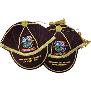 Casquette de rugby en velours avec broderie 3D, pompon, nom personnalisé, badge de club, lettres sportives, unisexe, adulte, ajustable, toutes saisons, sans couture - Product Image 3