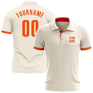 Wholesale Direct industry Best Selling Custom <b>Orange</b> Performance Golf Polo <b>Shirt</b> - Product Image 1