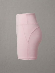 <b>Pink</b> High Waist Seamless Spandex Yoga Shorts Sport Activewear <b>Set</b> - Product Image 2