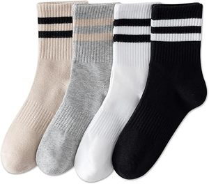 Custom Cotton Crew <b>Socks</b> Pattern with Signature Logo Placement Casual Designer Collection - Product Image 3