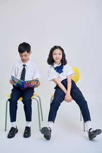 FMF 65% Polyester 35% Cotton TC Fabric Vietnam Primary School Uniform White <b>Short</b> <b>Sleeve</b> Unisex Children's <b>Button</b>-<b>Up</b> <b>Shirt</b> - Product Image 3