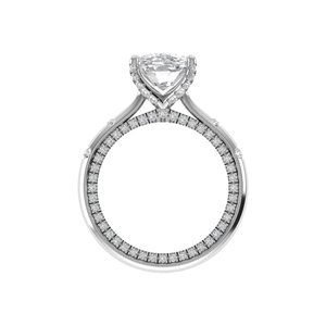 Brilliant <b>Cushion</b> Cut Lab Grown Diamond <b>Ring</b> 925 Silver 9kt, 14kt, 18kt Gold Diamond <b>Rings</b> for Women's Engagement <b>Ring</b> - Product Image 4