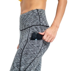 Ensemble de yoga réversible grande taille pour femme, haute qualité, dentelle respirante, taille élastique personnalisée, extensible dans les 4 sens, fabriqué au Pakistan, prix bas - Product Image 5