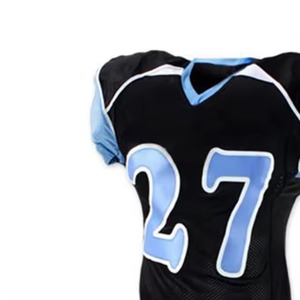 Maillots et shorts de sport d'été de haute qualité, 100% polyester, personnalisables avec le nom de l'équipe, uniformes de football américain - Product Image 1