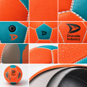 Ballon de football d'entraînement personnalisé avec logo du club, en PU de qualité supérieure, cousu à la machine, taille 5, 32 panneaux, pour matchs et entraînements, équipement sportif en gros. - Product Image 4