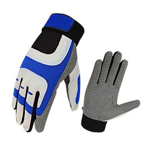 Guantes de Bateo ELIXE SPORTS Blancos y Rosas de Cuero, Transpirables, Flexibles, Ligeros, Duraderos, con Cierre de Velcro, Logotipo Personalizado, Todas las Tallas - Product Image 3