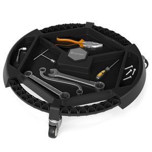 Carrello Portautensili da Garage Personalizzabile OBM/OEM con 4 Scomparti e Ruote Girevoli a 360 Gradi, Organizzatore Portatile per Attrezzi - Product Image 1