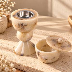 Quemador de incienso árabe de lujo con soporte decorativo de madera de resina para Oud, hecho a mano para fragancia del hogar, venta al por mayor - Product Image 2
