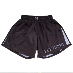 Nuevos Pantalones Cortos de Muay Thai Personalizables y Transpirables de Lona para Hombre y Mujer, Venta al por Mayor, 100% Algodón, Cintura Elástica, Kickboxing, MMA - Product Image 1