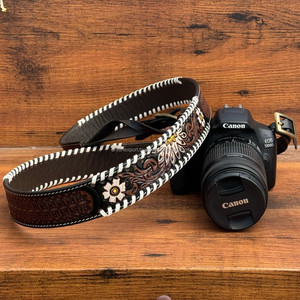 Wide Universal Adjustable Camera Shoulder Neck Strap Cowhide Leather Camera Belts for Nikon Canon DSLR <b>Cameras</b> Strap Accessories - Product Image 3