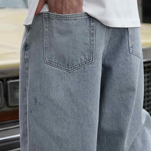 Jeans Baggy Homme Personnalisés Streetwear en Gros – Nouvelle Collection Denim Ample et Large de Haute Qualité pour Hommes – Tailles Variées - Product Image 5