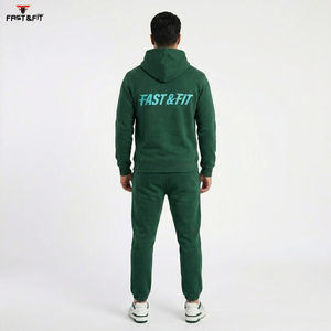 Nouveautés 2026 : Survêtements d'hiver professionnels à capuche, imprimés numériquement, décontractés, grandes tailles, unis, 100 % coton, coupe-vent, en promotion - Product Image 2