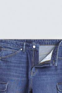 Shorts en jean décontractés classiques pour homme, prêts pour le week-end, légers, inspirés des créateurs, style cargo, coupe moderne, logo personnalisé OEM - Product Image 3