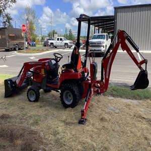 Tractor Compacto Massey Ferguson con Excavadora Frontal, Maquinaria Agrícola Usada, Excavadora con Tracción en las 4 Ruedas - Product Image 1
