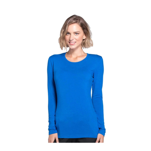 PRIX USINE haut chemise sous gommages manches longues, court DESIGN PERSONNALISÉ infirmière hommes/femmes/unisexe bon stretch-FMF uniforme OEM/ODM - Product Image 3