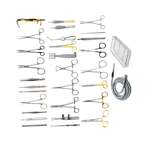 Juego de Cirugía Plástica Premium de Acero Inoxidable, Kit de Tijeras y Portaagujas para Lifting Facial, Blefaroplastia y Rinoplastia - Product Image 3