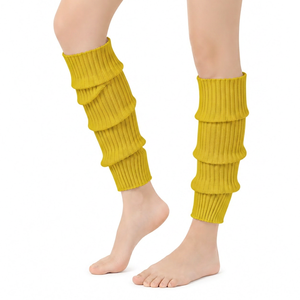 <b>Women's</b> Leg Warmers Soft Knit Long Winter Leg Sleeves Stretch Boot <b>Socks</b> for Dance Yoga Casual Wear - Product Image 1