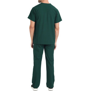 Uniformes de Hospital Unisex de Talla Regular Personalizados para la Temporada de Verano, Conjuntos de Uniformes Médicos de Primera Calidad para Farmacias, Spandex/Poliéster - Product Image 4