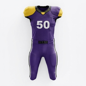 Uniforme de Fútbol Americano de Diseño OEM, el Más Popular, Ligero, con Impresión Sublimada - Product Image 5